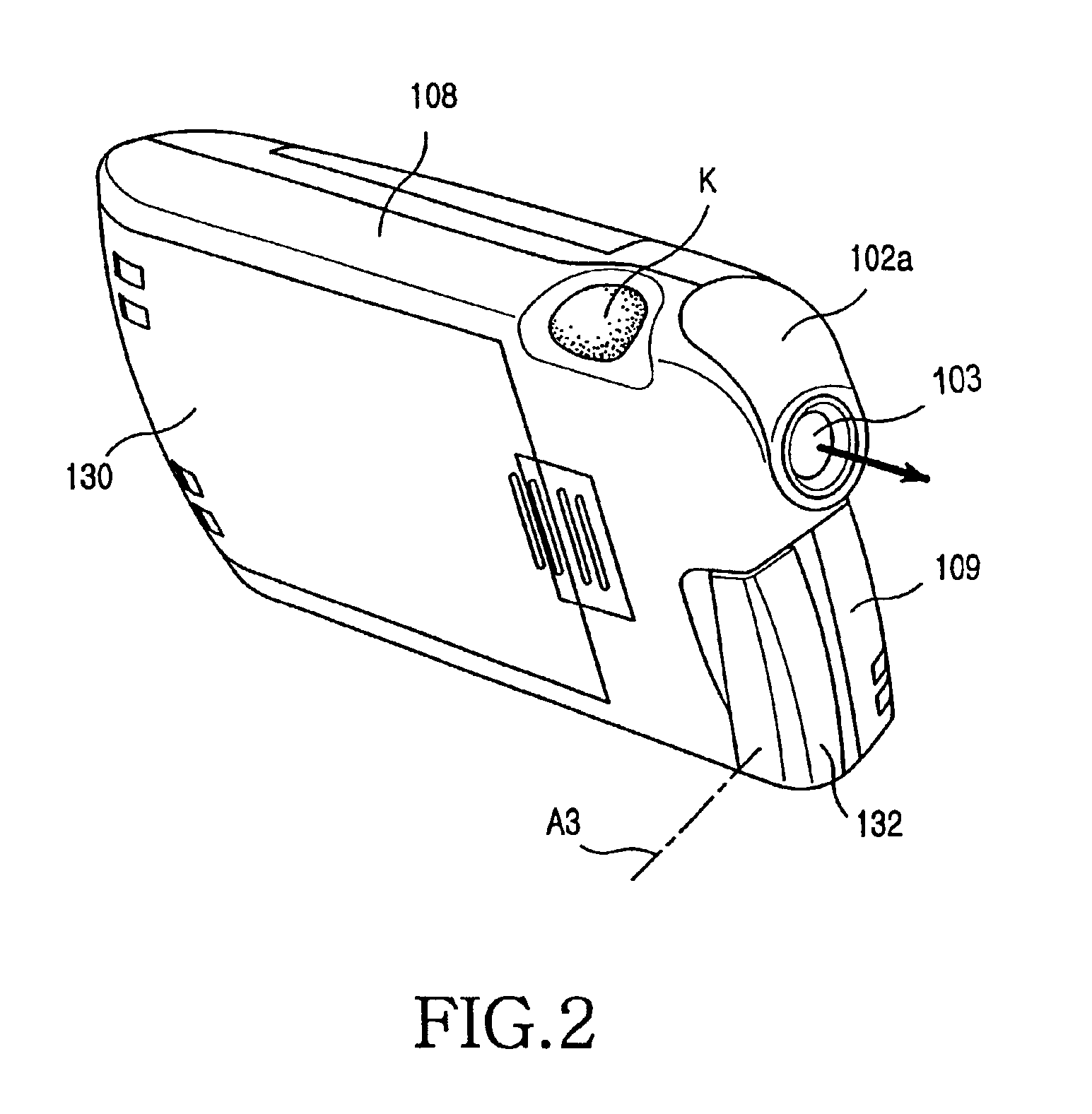 Portable communication apparatus with digital camera and personal digital assistant