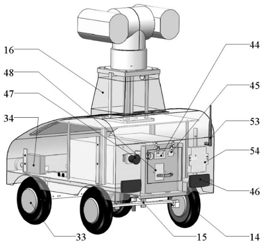 A dangerous gas leakage detection inspection robot and inspection method