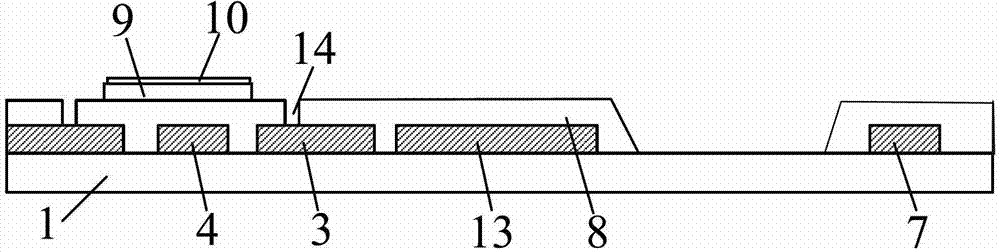 Display device, transflective type thin film transistor array substrate and manufacture method thereof