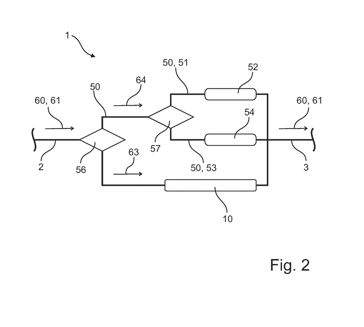 Conditioning module for regulating the temperature of and humidifying a flowing gas