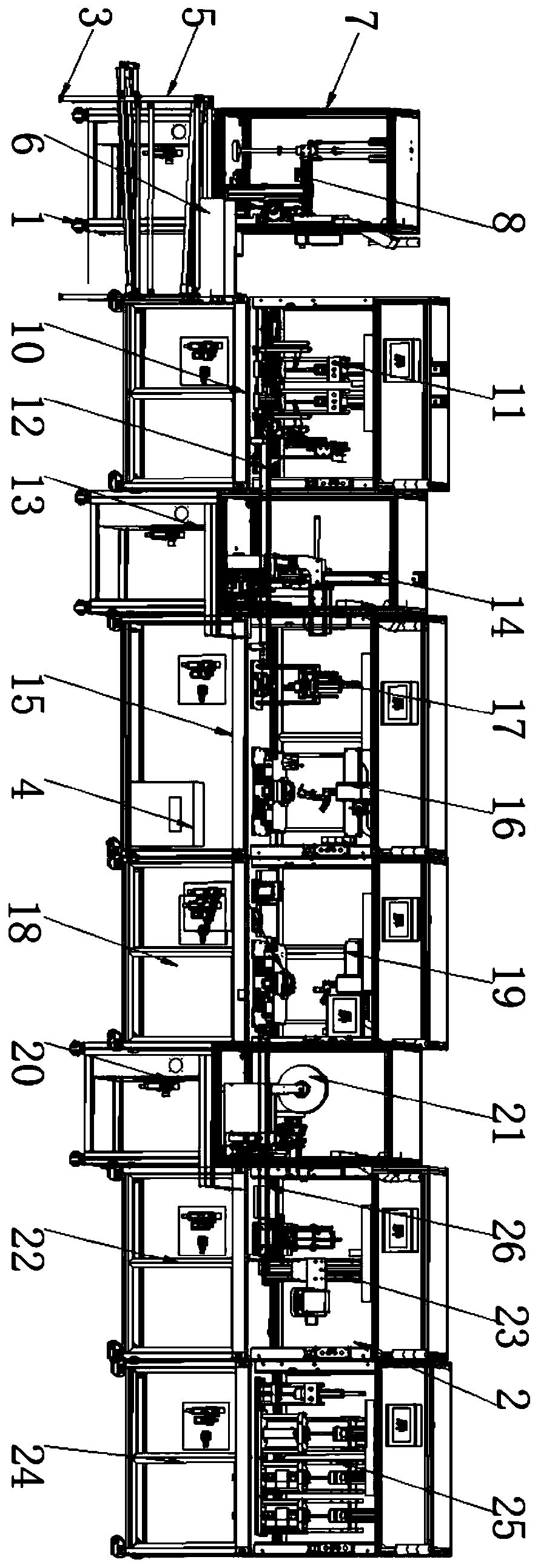 An electric actuator production line