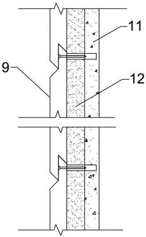 Trim panel integrated wall space construction method