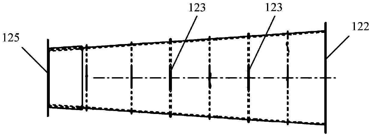 Energy-absorbing beam, cab chassis structure of rail vehicle and rail vehicle