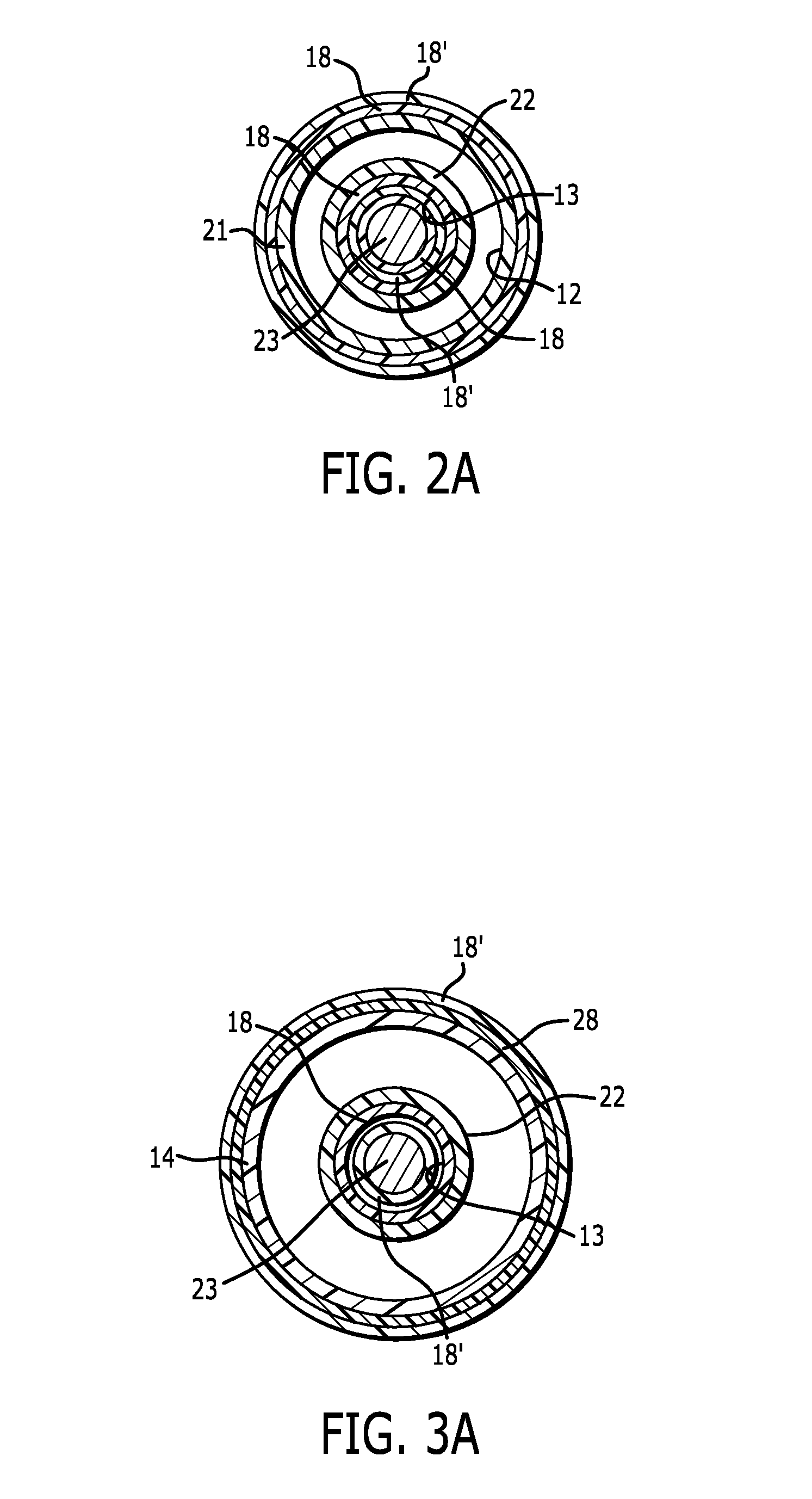 Manufacturing processes for making medical devices having a coating gradient