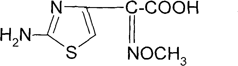 Synthetic method of 2-(2-amino-4-thiazolyl)-2-(Z)-methoxyimino acetic acid