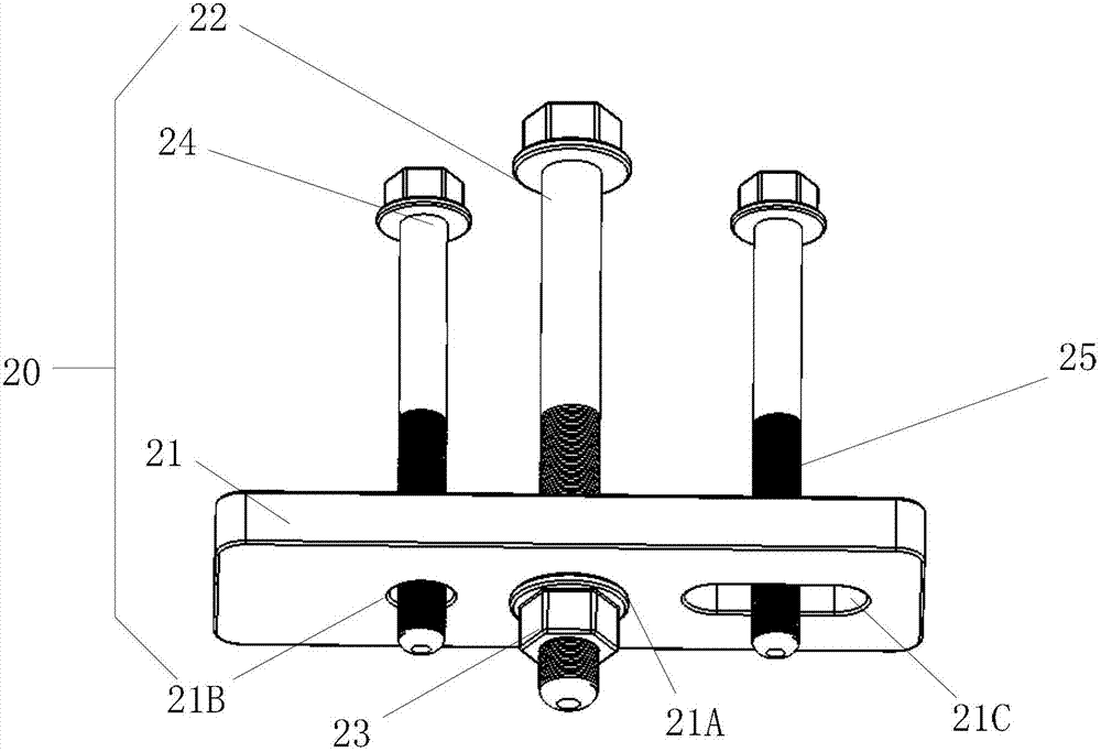 Disassembling tool for steering wheel of automobile and disassembling method