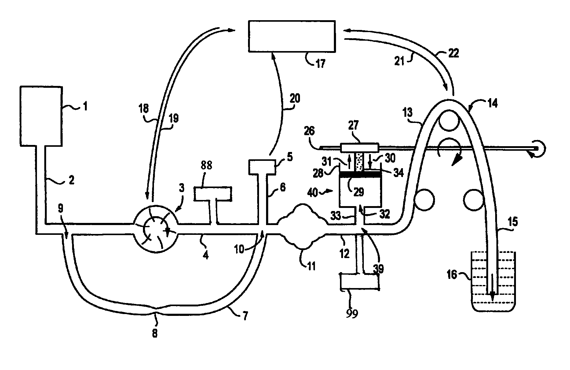 Controlled tissue cavity distending system with minimal turbulence