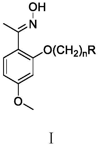 Novel paeonol oxime compound as well as preparation method and medical application thereof