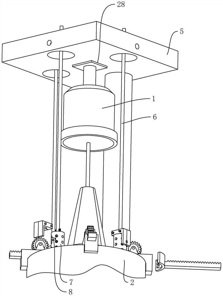 Counter-force device for pile foundation uplift static load test