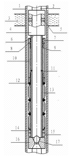 Expansion compression type packer