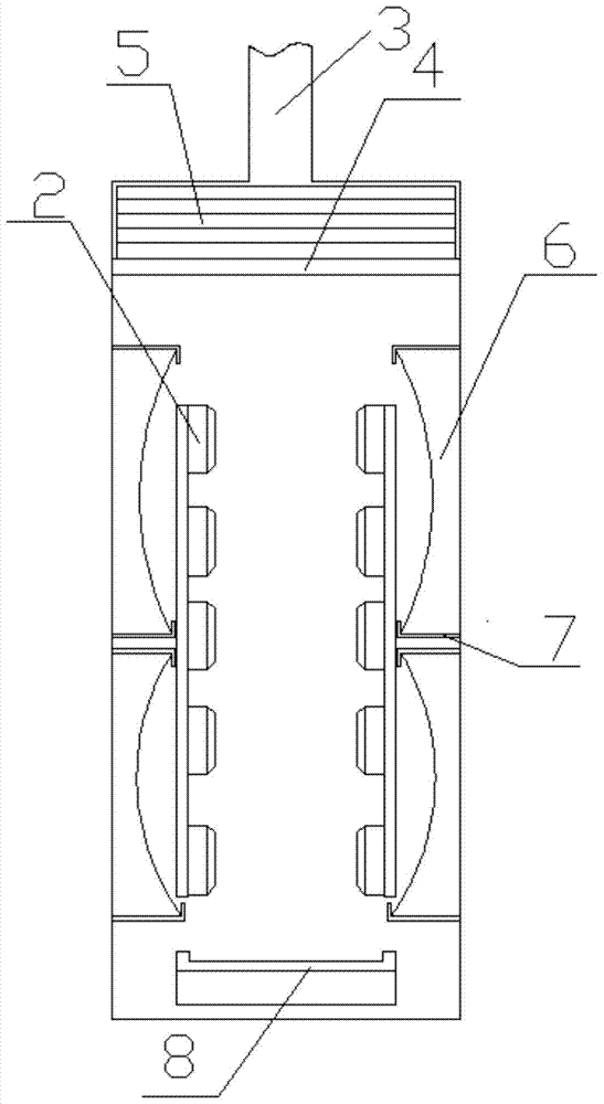 An oven with a smoke exhaust device