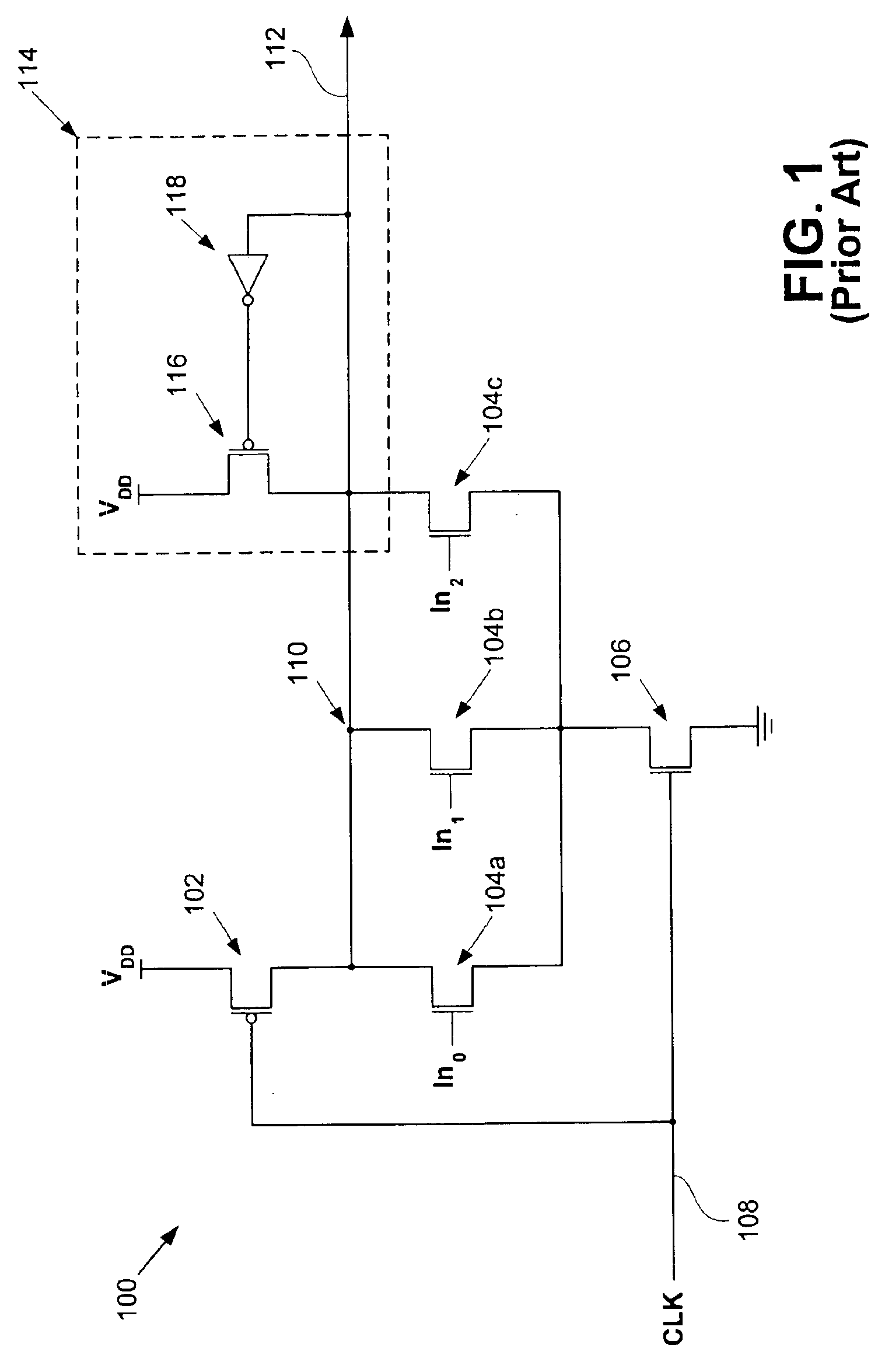 Adaptive keeper sizing for dynamic circuits based on fused process corner data