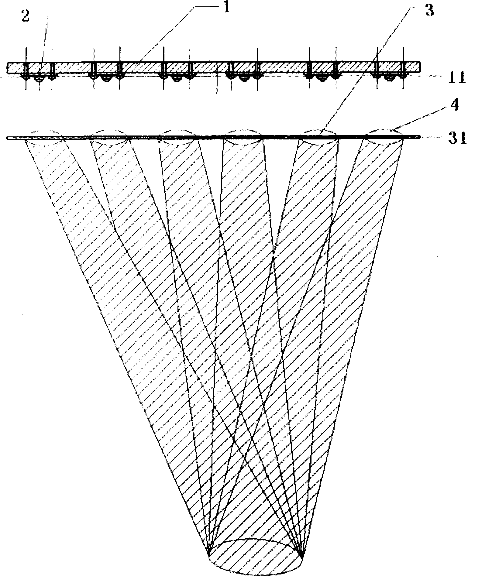 Operation astral lamp using LED as light source