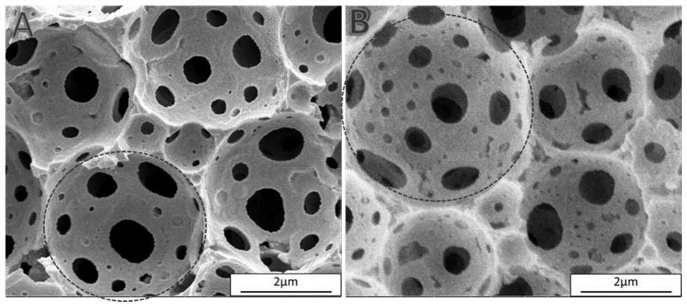 A method for preparing fluorine-containing hierarchical porous structure polymer based on etching polylactic acid