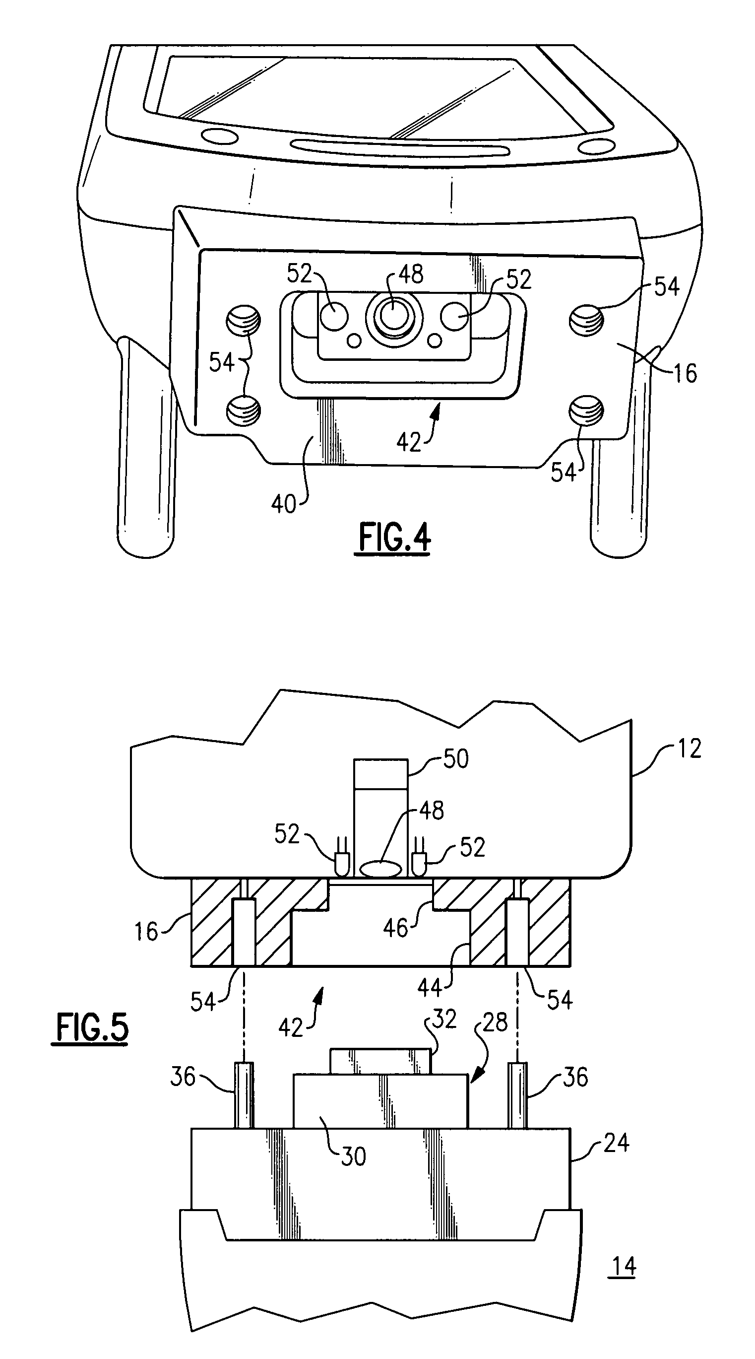 Optical symbol scanner and illuminator with powered socket