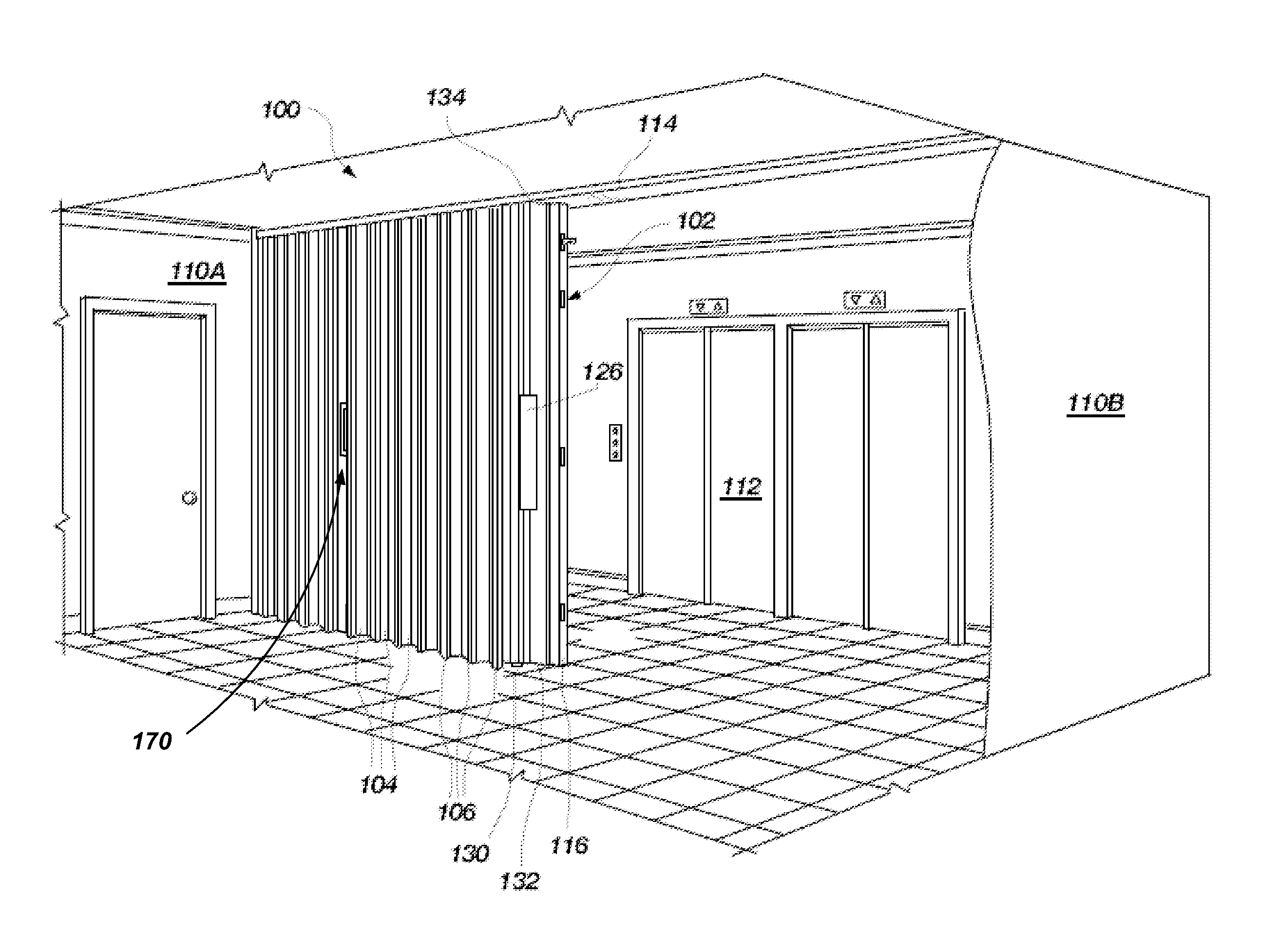 Vision panel for movable partition, movable partitions and related methods