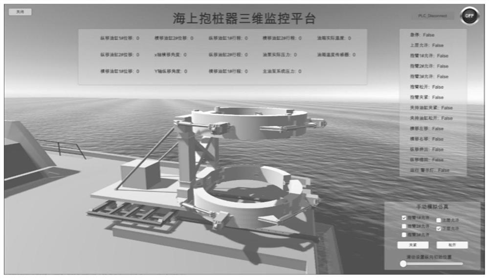 Construction system, method and equipment of digital twinborn body of pile gripper and medium