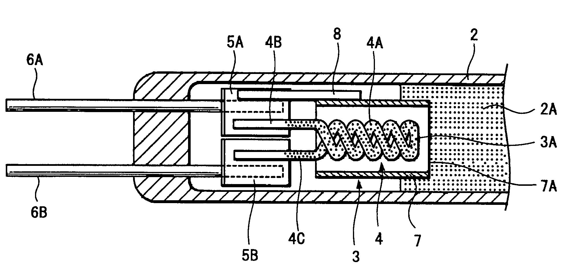 Discharge lamp and illumination apparatus with gas fill