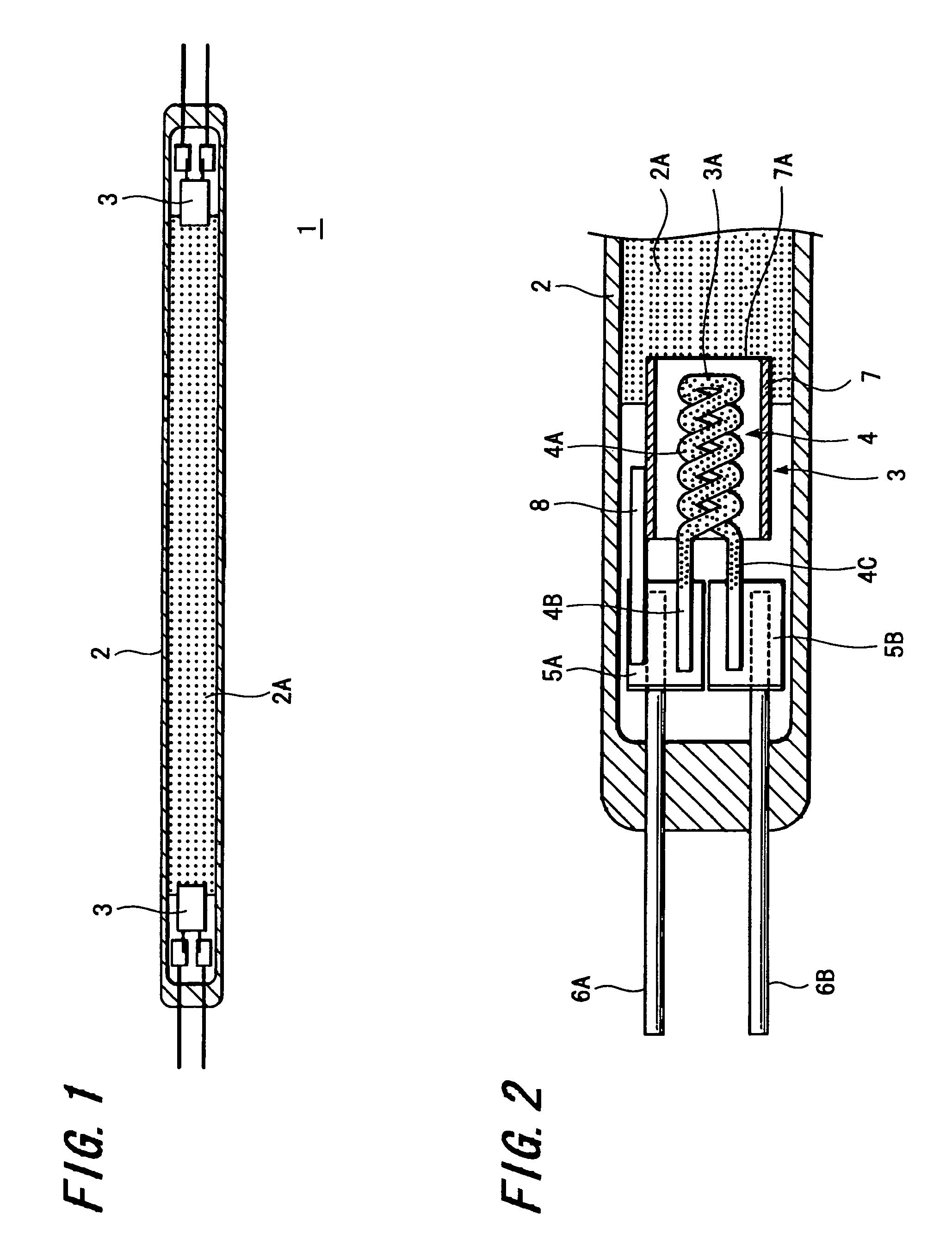 Discharge lamp and illumination apparatus with gas fill