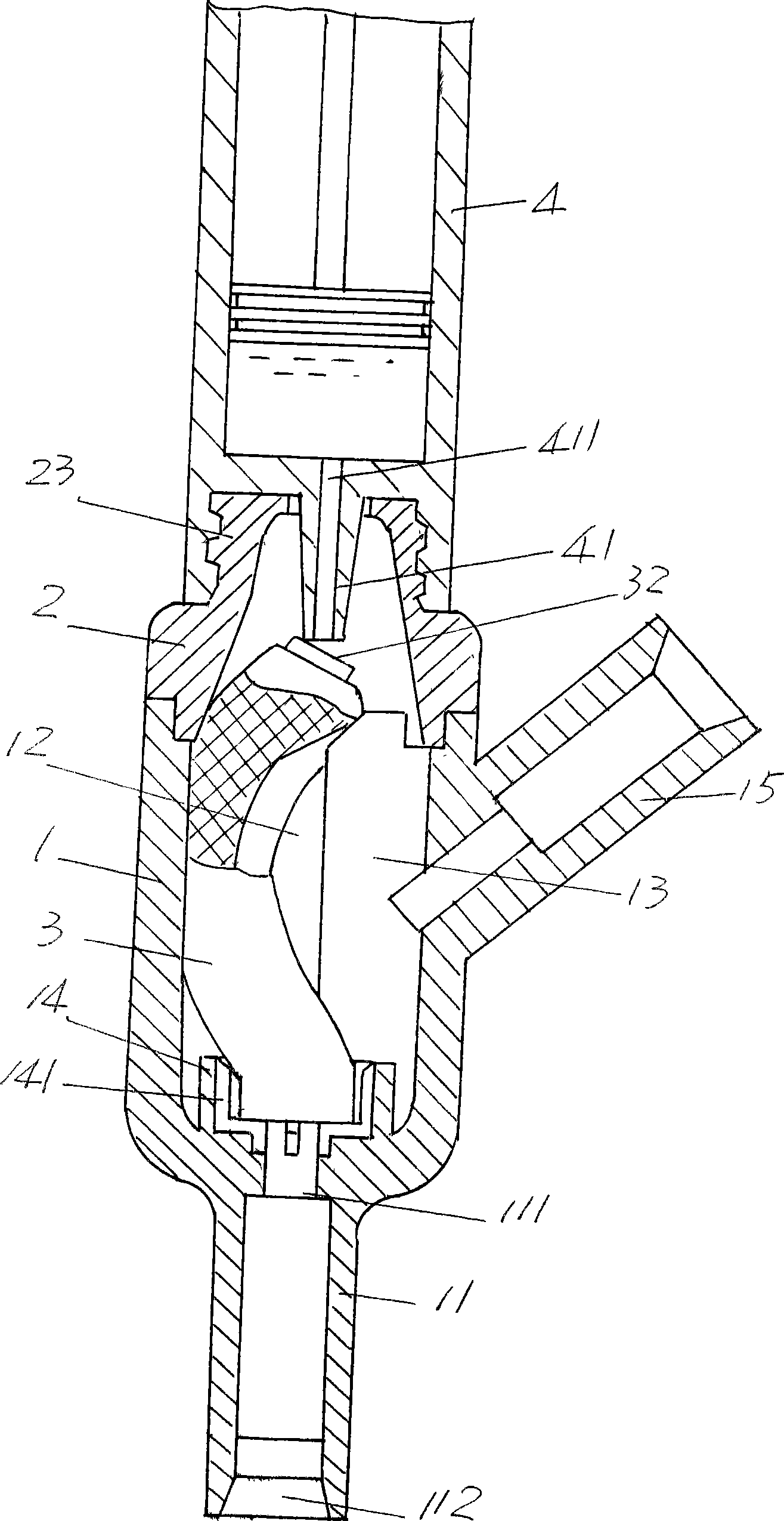 Connector for sampling and adding medicine without needle