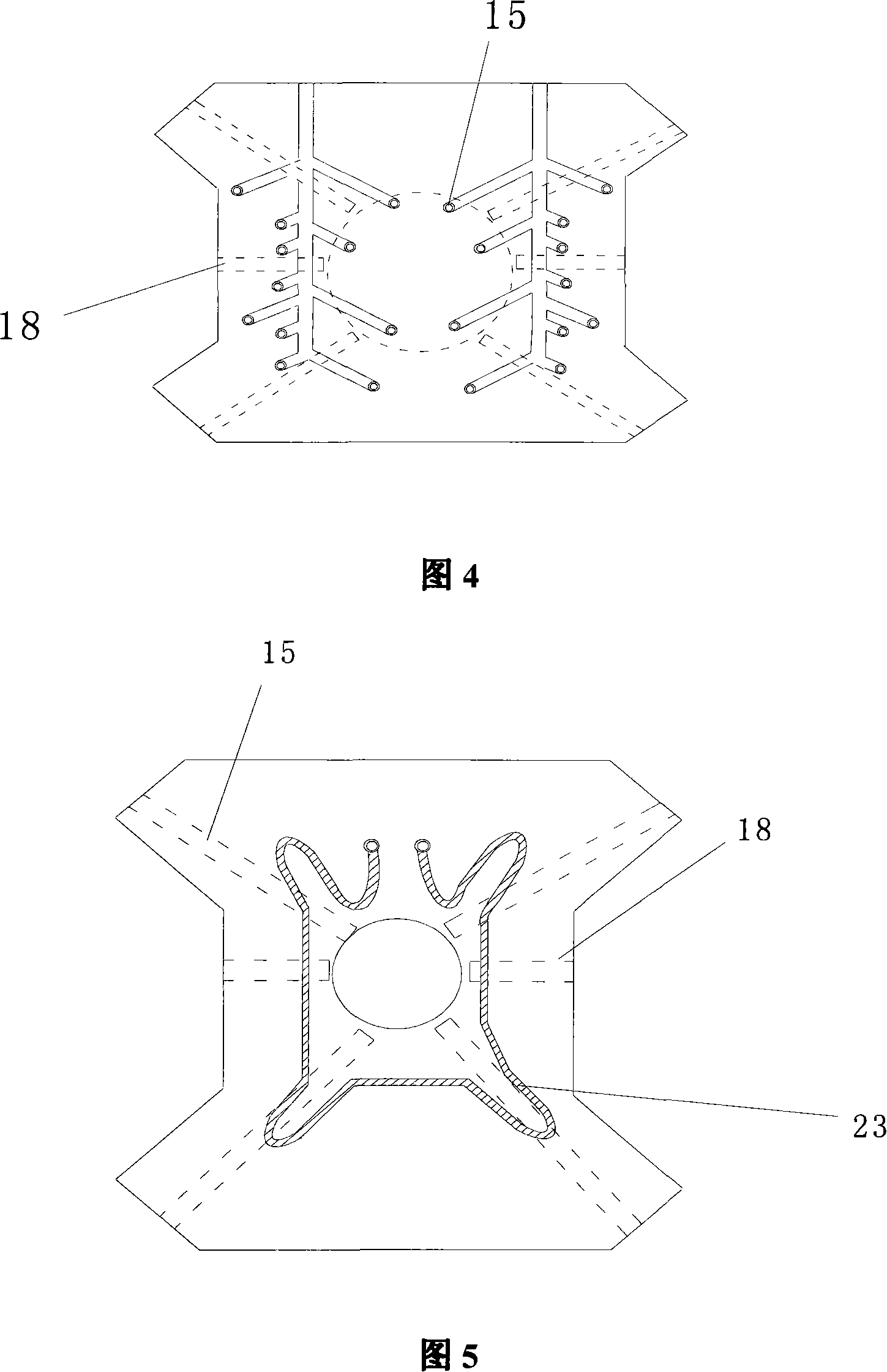 Die-casting method of induction motor copper cage rotor and die casting device thereof