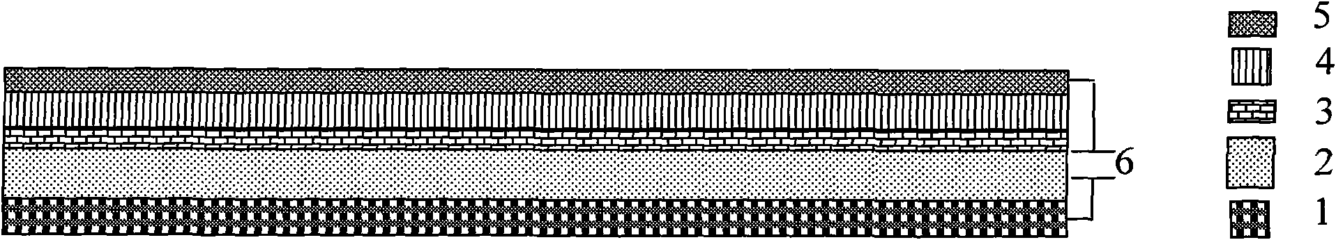 Transmission type electrochromic device-based color-changing camouflage fabric and preparation method thereof