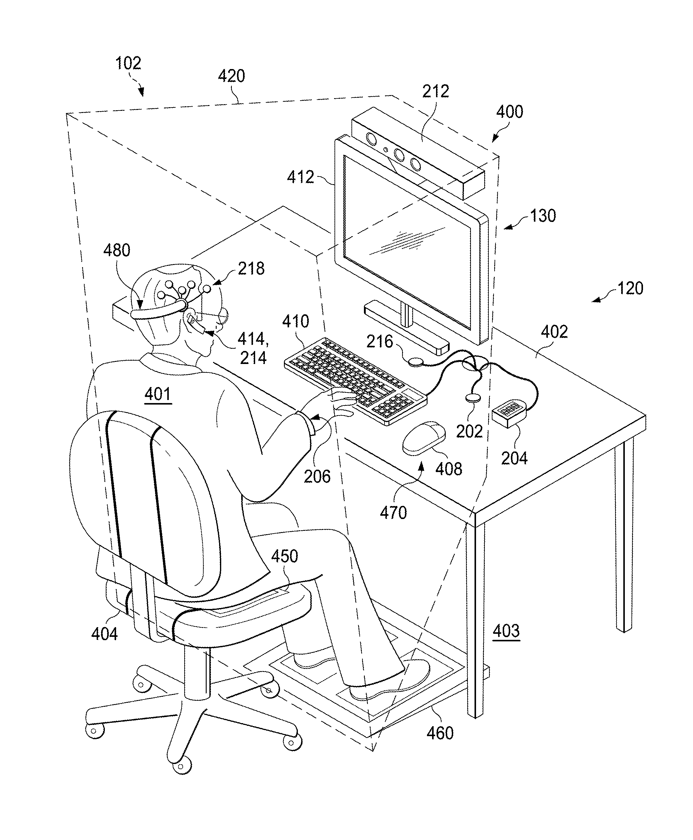 Floor mat system and associated, computer medium and computer-implemented methods for monitoring and improving health and productivity of employees