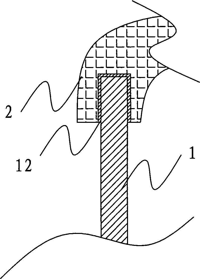 Automobile door glass composite guiding rail and method for producing the same
