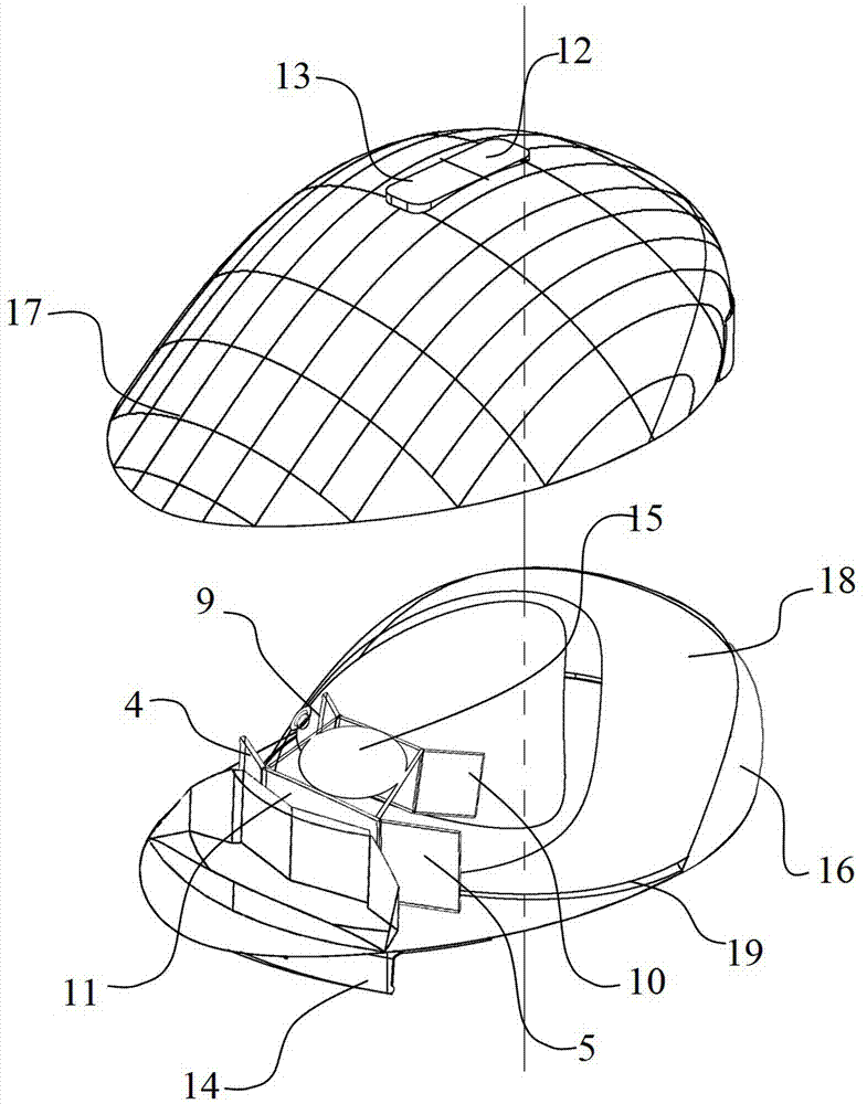 A hat with integrated 3D recognition and a 3D recognition method for the hat