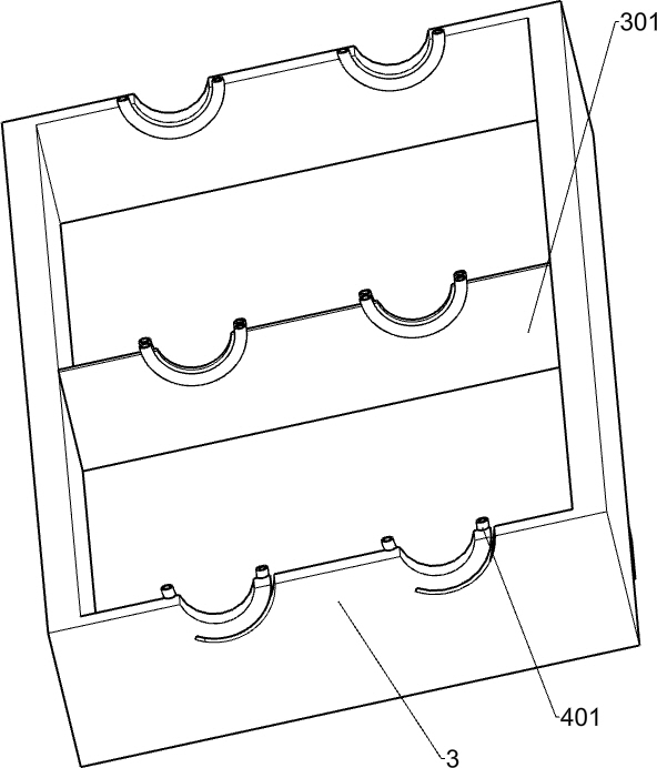 Steel pipe painting device for building