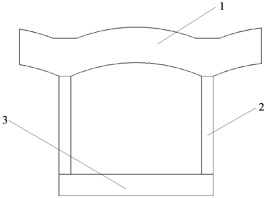 Closed steel bar framework of thick-roof arch structure and optimization method