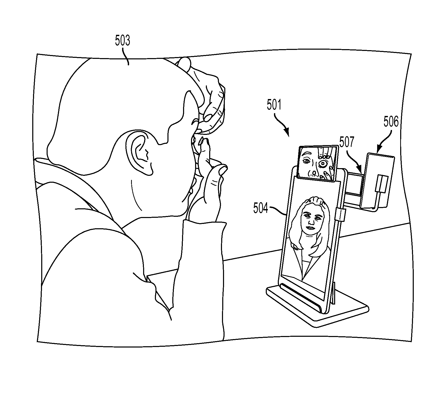 Virtual mirror systems and methods for remotely training and/or supporting contact lens users