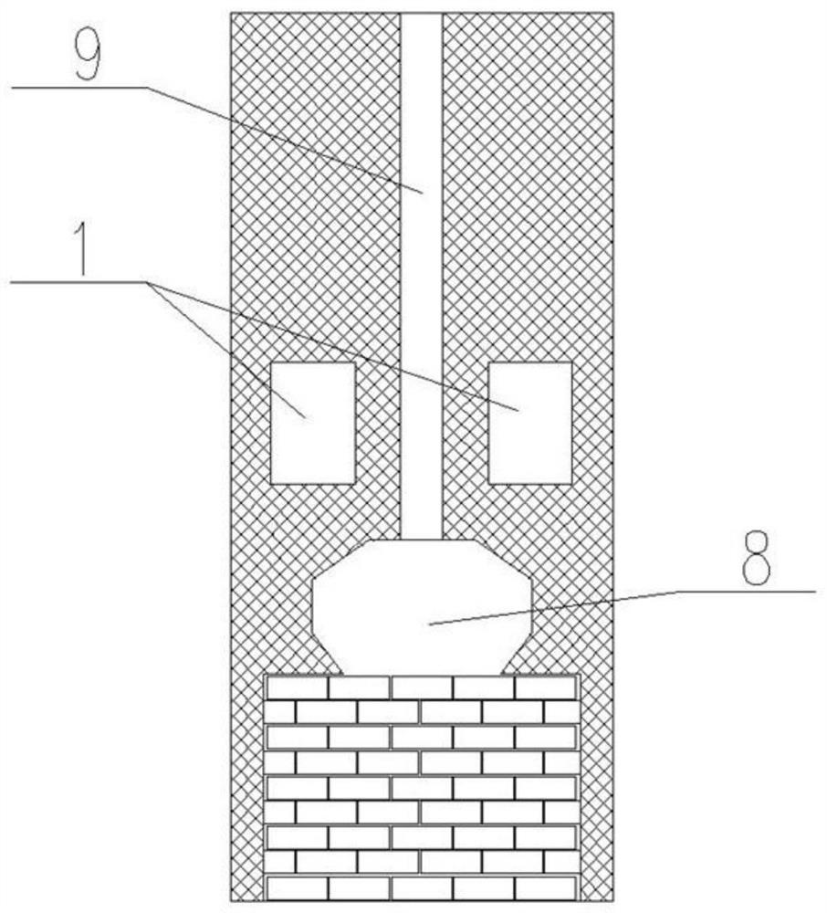 Coke oven combustion chamber top supplementary heating structure and method