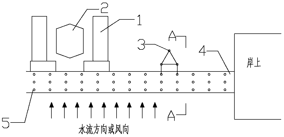 A method and a reinforcement device for laterally limiting and reinforcing the middle part of a steel trestle bridge