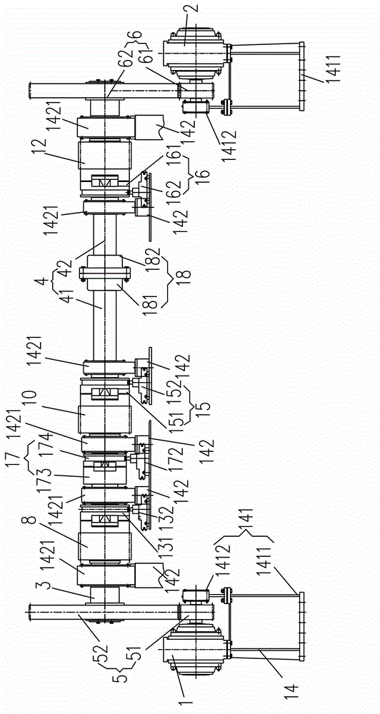 Towing engine and drive device thereof