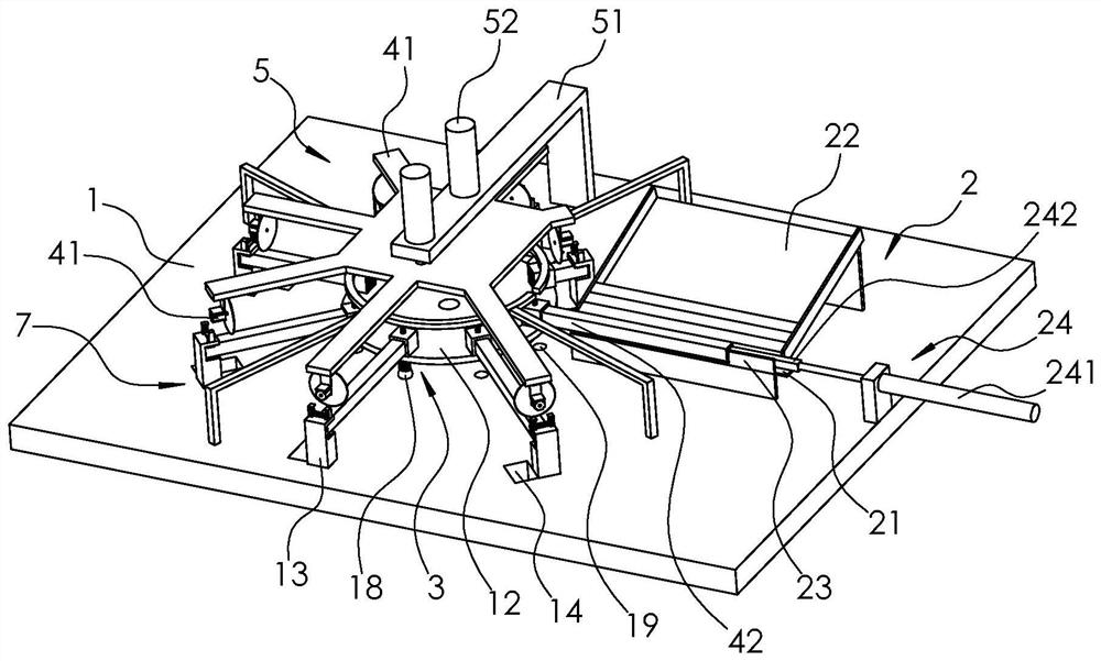 Section bar cutting device