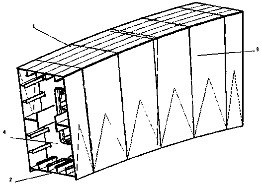 Basket-style steel box arch rib production method