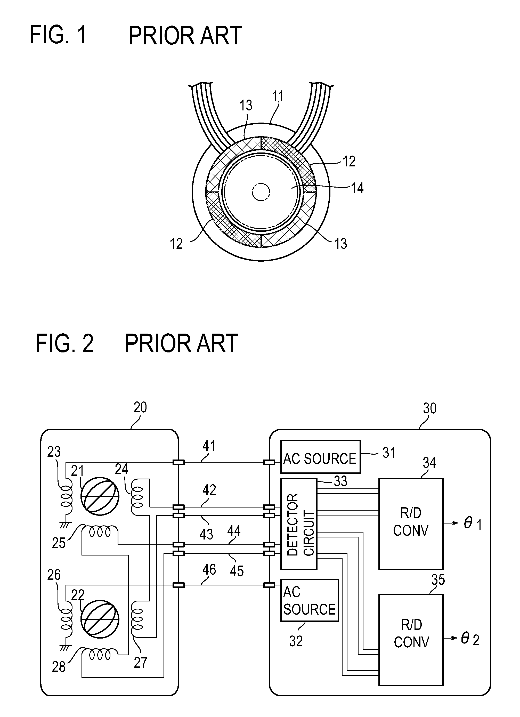 Variable reluctance resolver and rotation angle detecting device