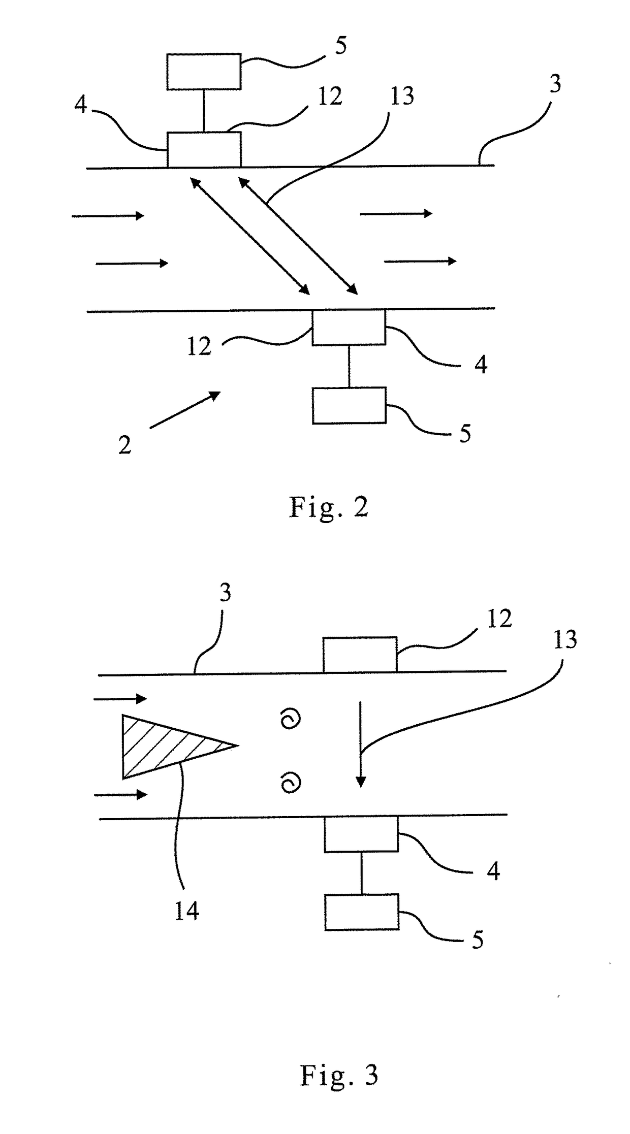 Method for detection of pipeline vibrations and measuring instrument