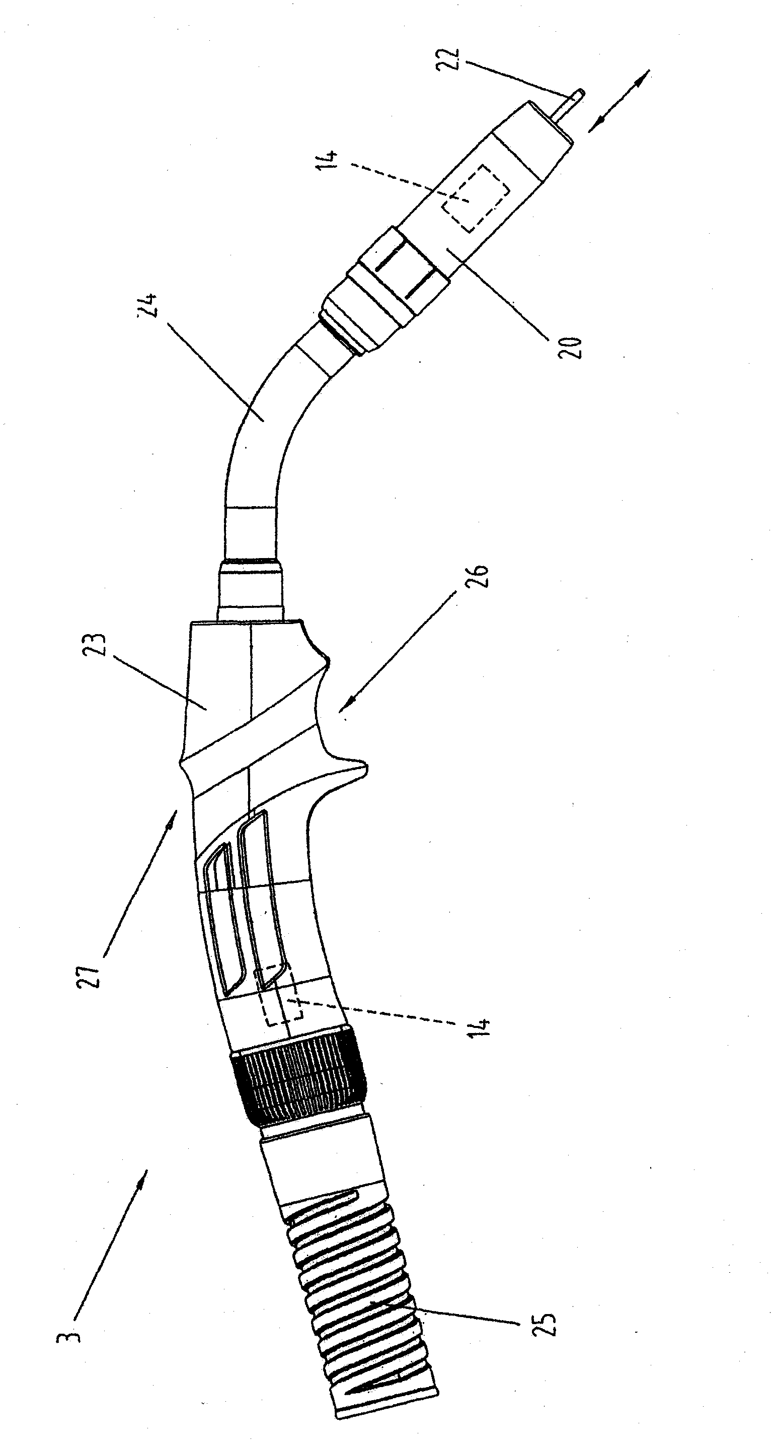 Device and method for simulating a welding process