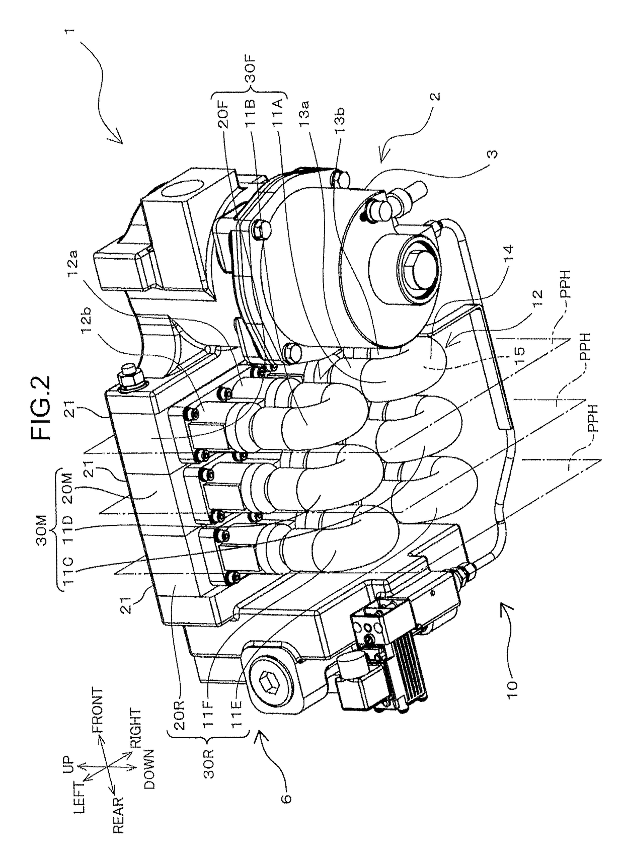 Dehumidifying device and dehumidifying module