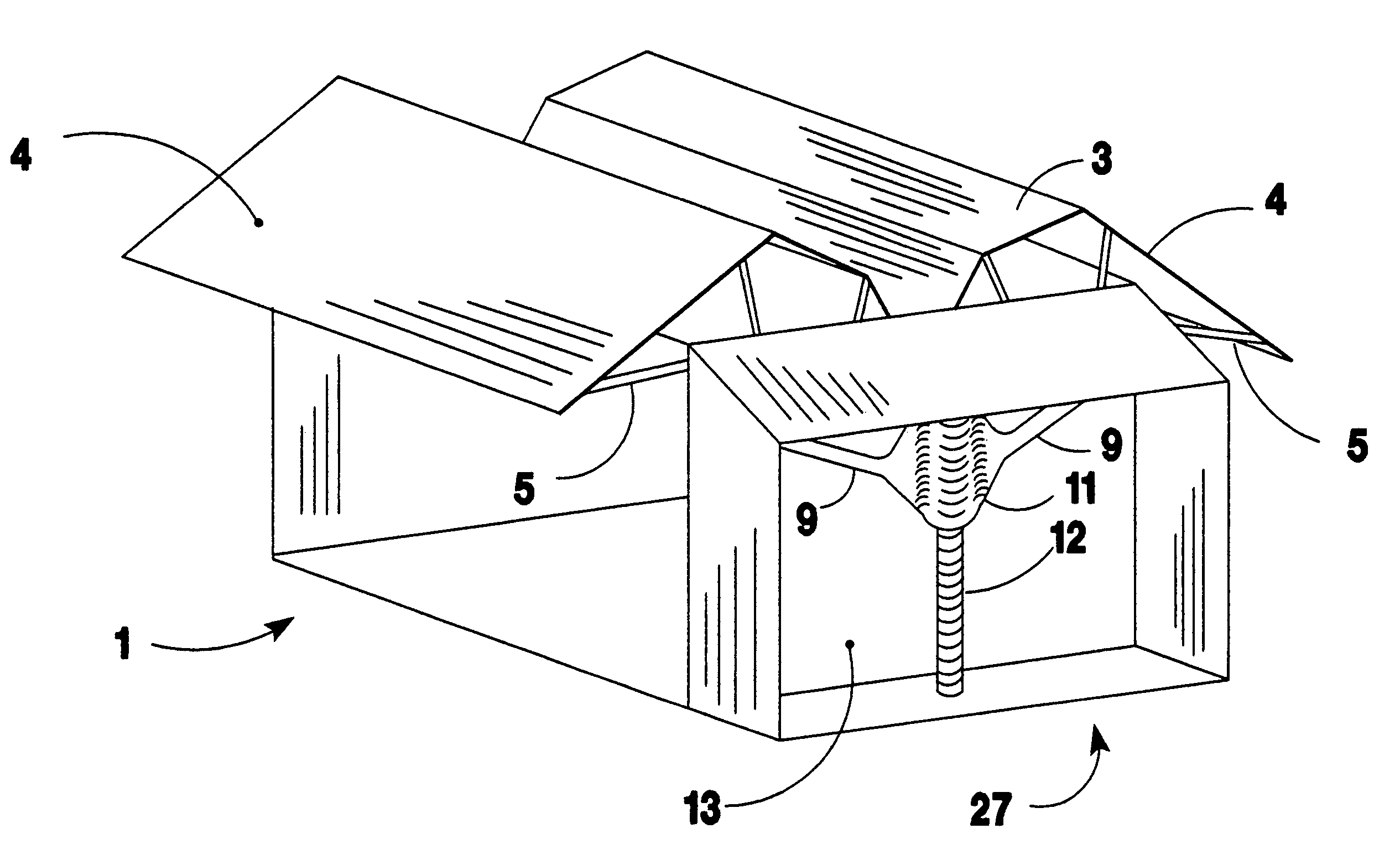 Side access container, garage, building, or shelter