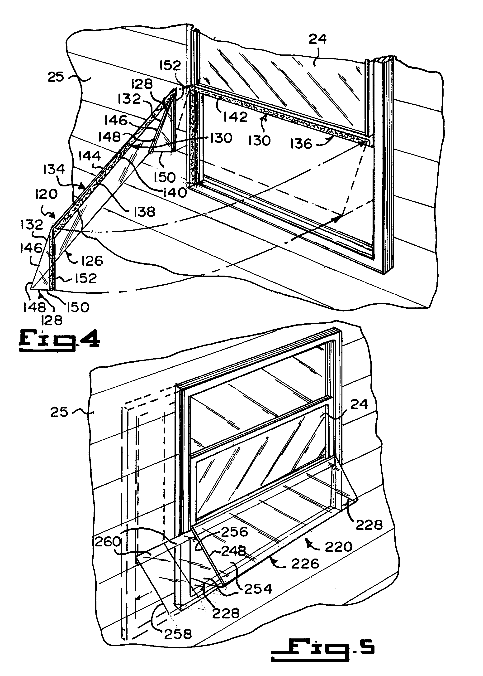 Shade for preventing rain from entering an open double hung window of any width
