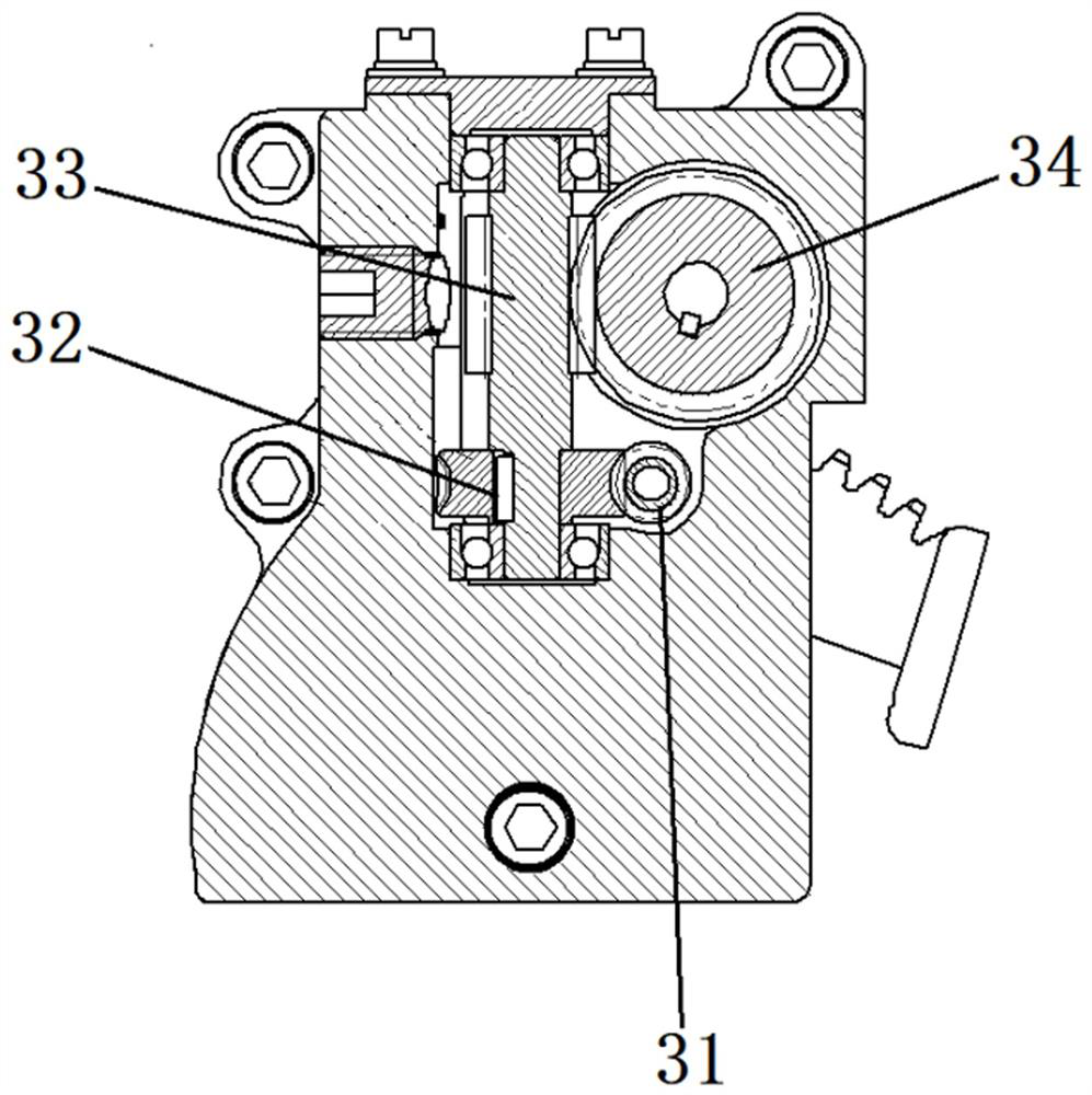 Aviation landing lamp folding and unfolding adjustment driving device and application