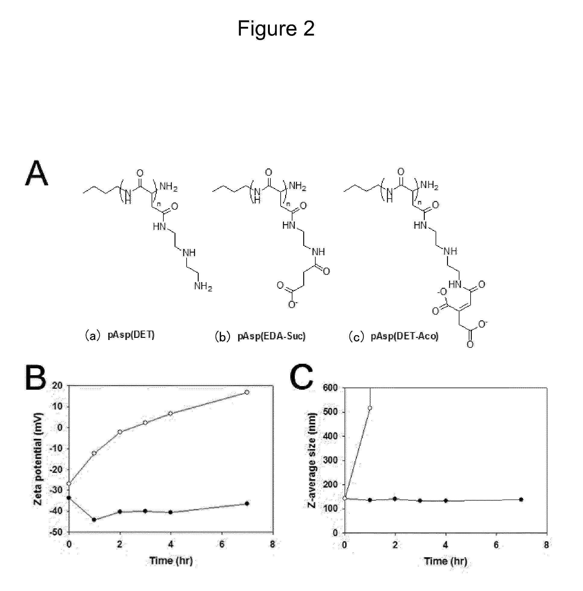 Charge conversional ternary polyplex