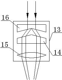 Method and device for machining micro annular grooves through hollow laser and electrolysis in combined mode