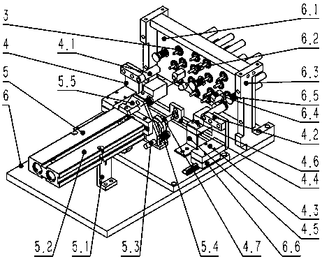 Group measurement method flatness detection device