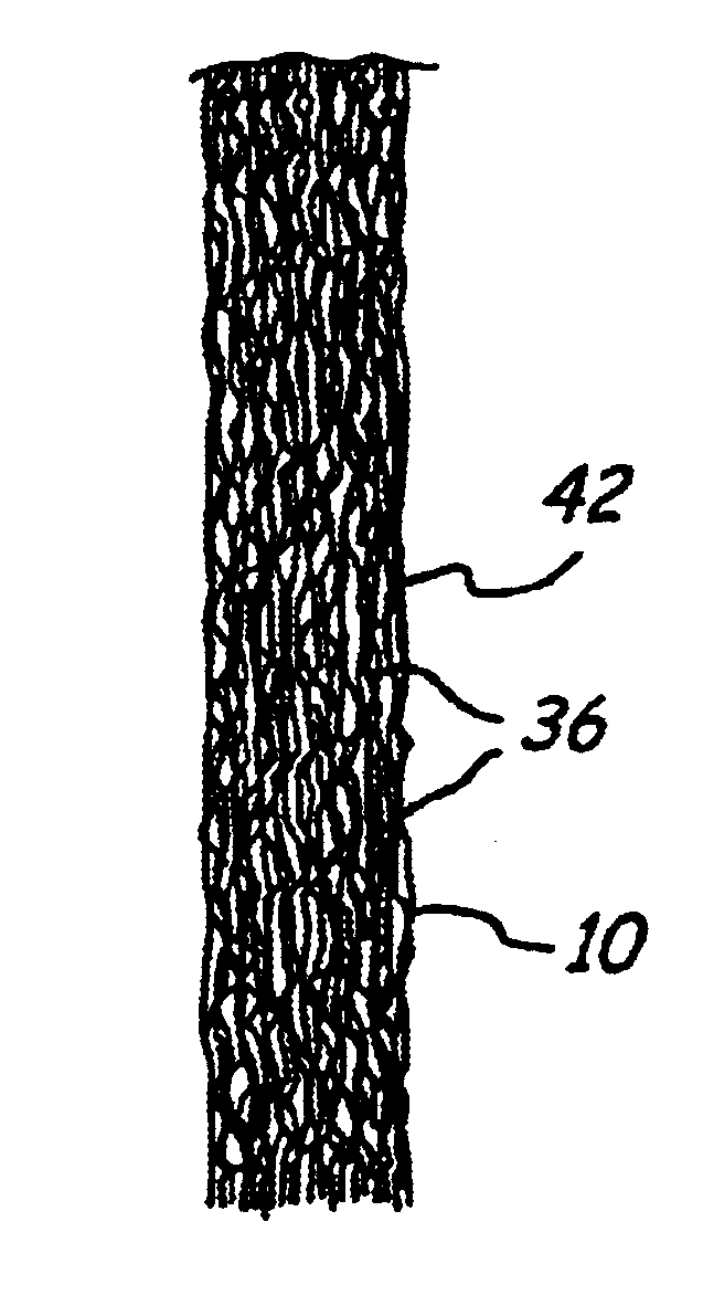 Filter material and method of making same
