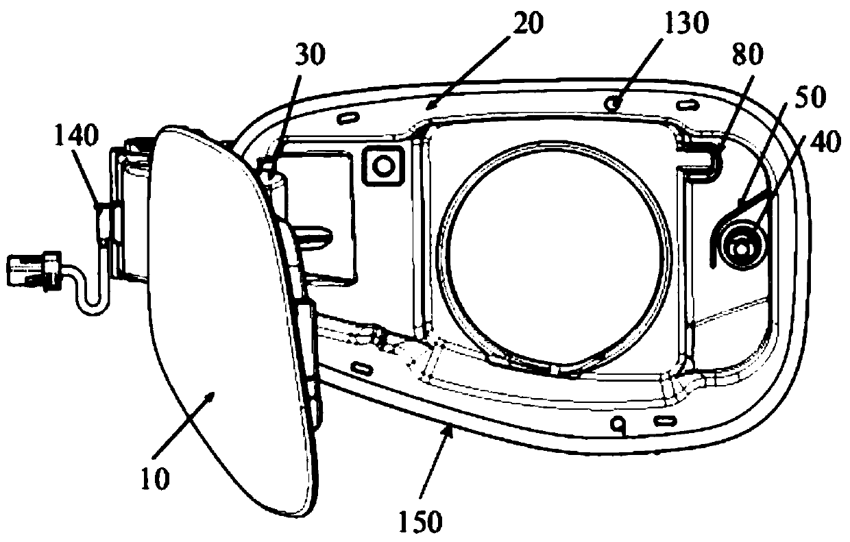 Charging port cover assembly