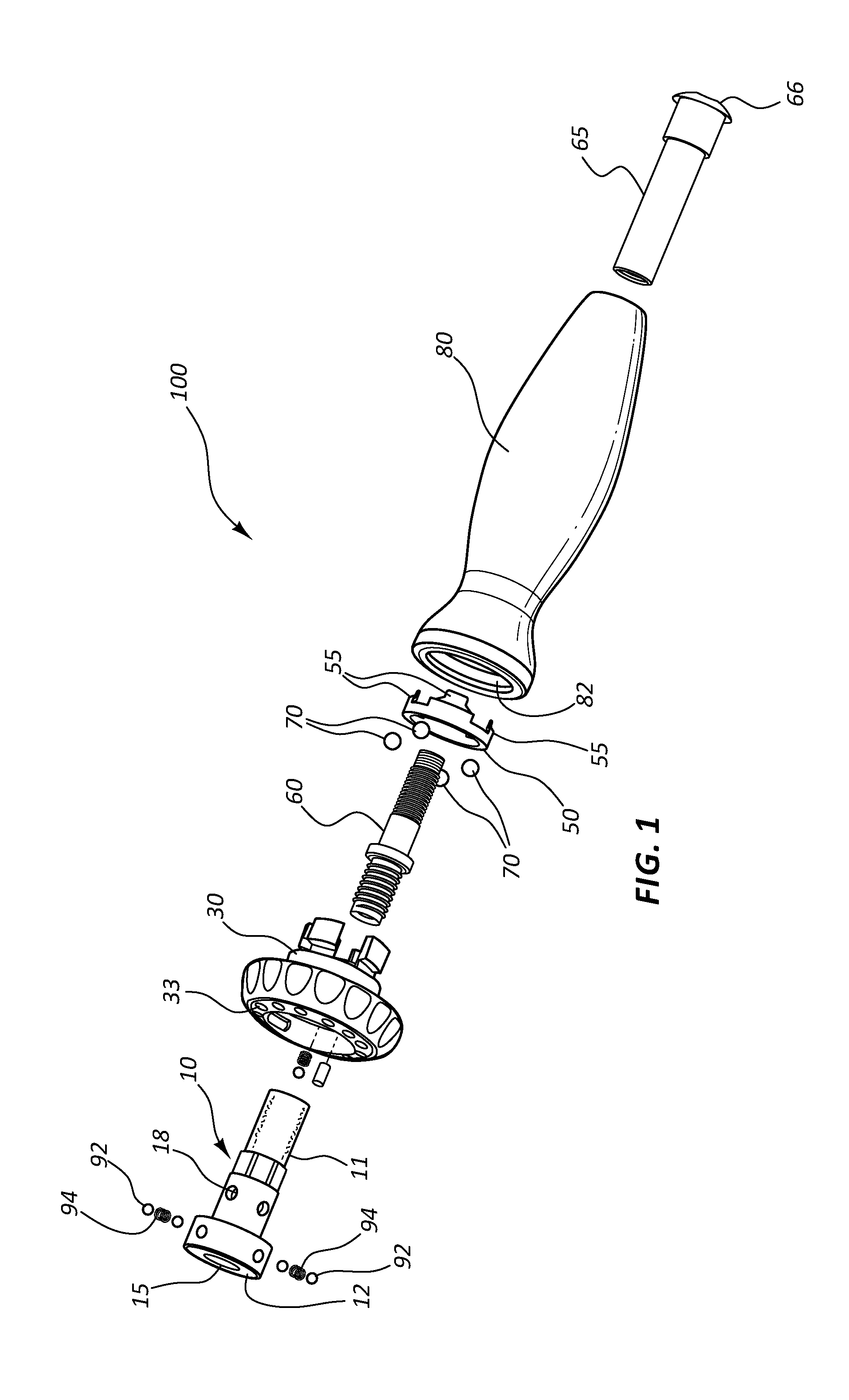 Surgical Instrument Adapter with Highly Secure Locking Shaft Mechanism